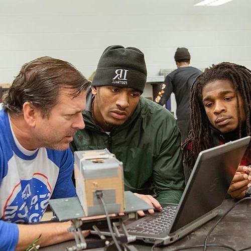 Demarius Hampton, Kyle Duggar and Dr. Doug Knight